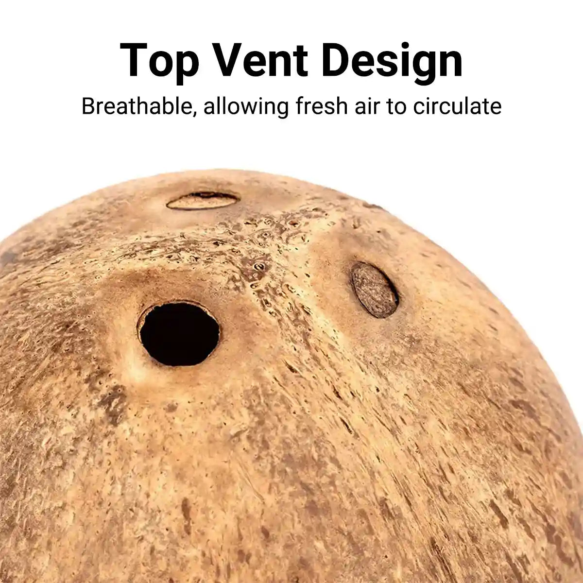 Coconut Hamster Cage Natural Hideout for Small Pets