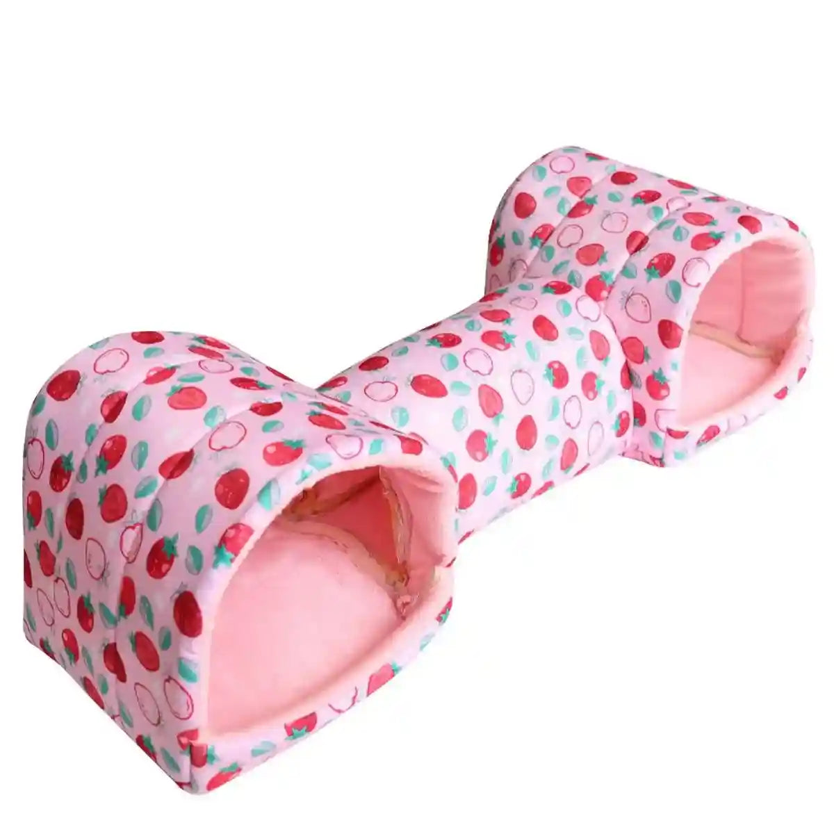 Small Animal Tunnel Bed Soft & Cozy Sleeping Hideout for Hamsters