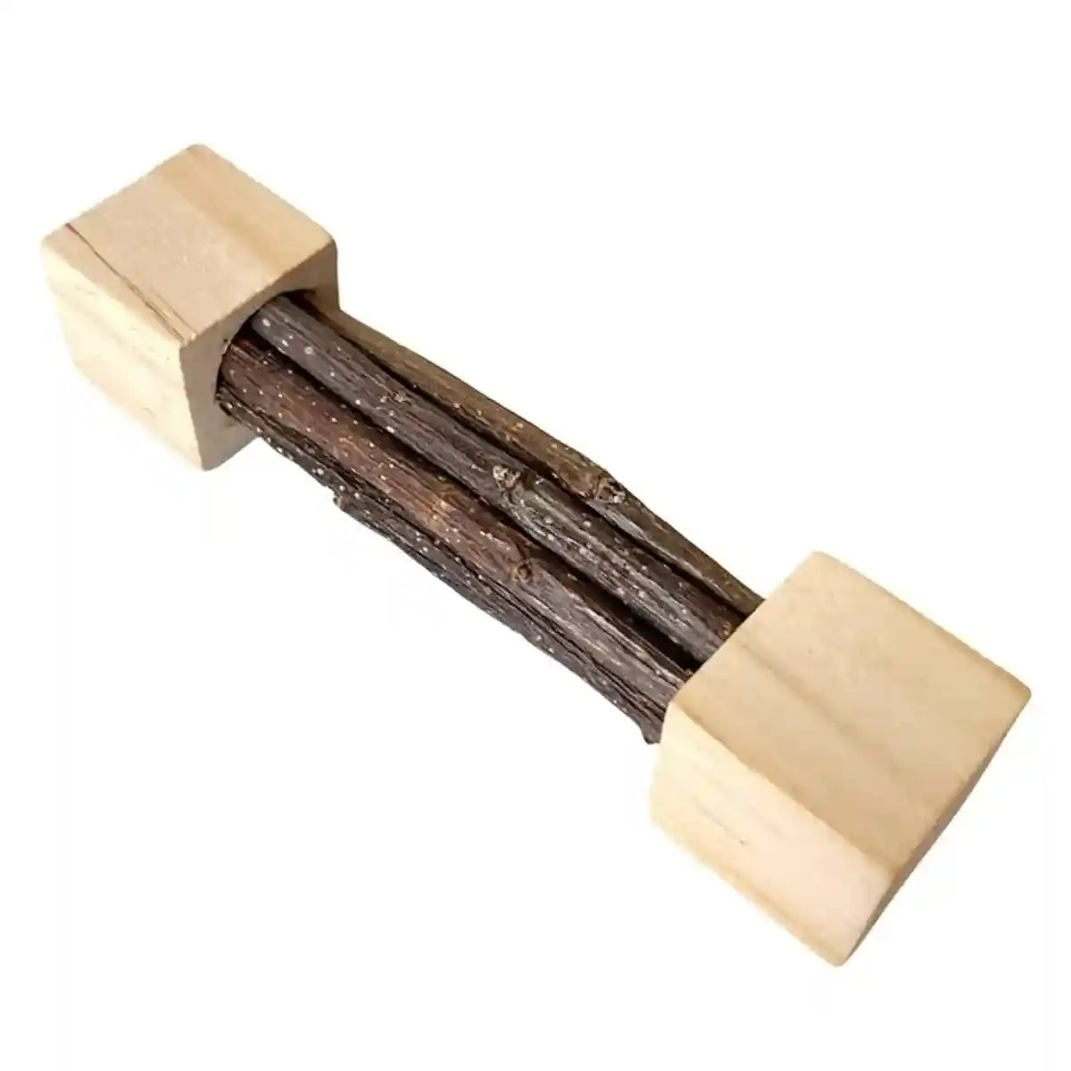 Durable Apple Wood Rabbit Chew Toys for Small Pets Dental Health