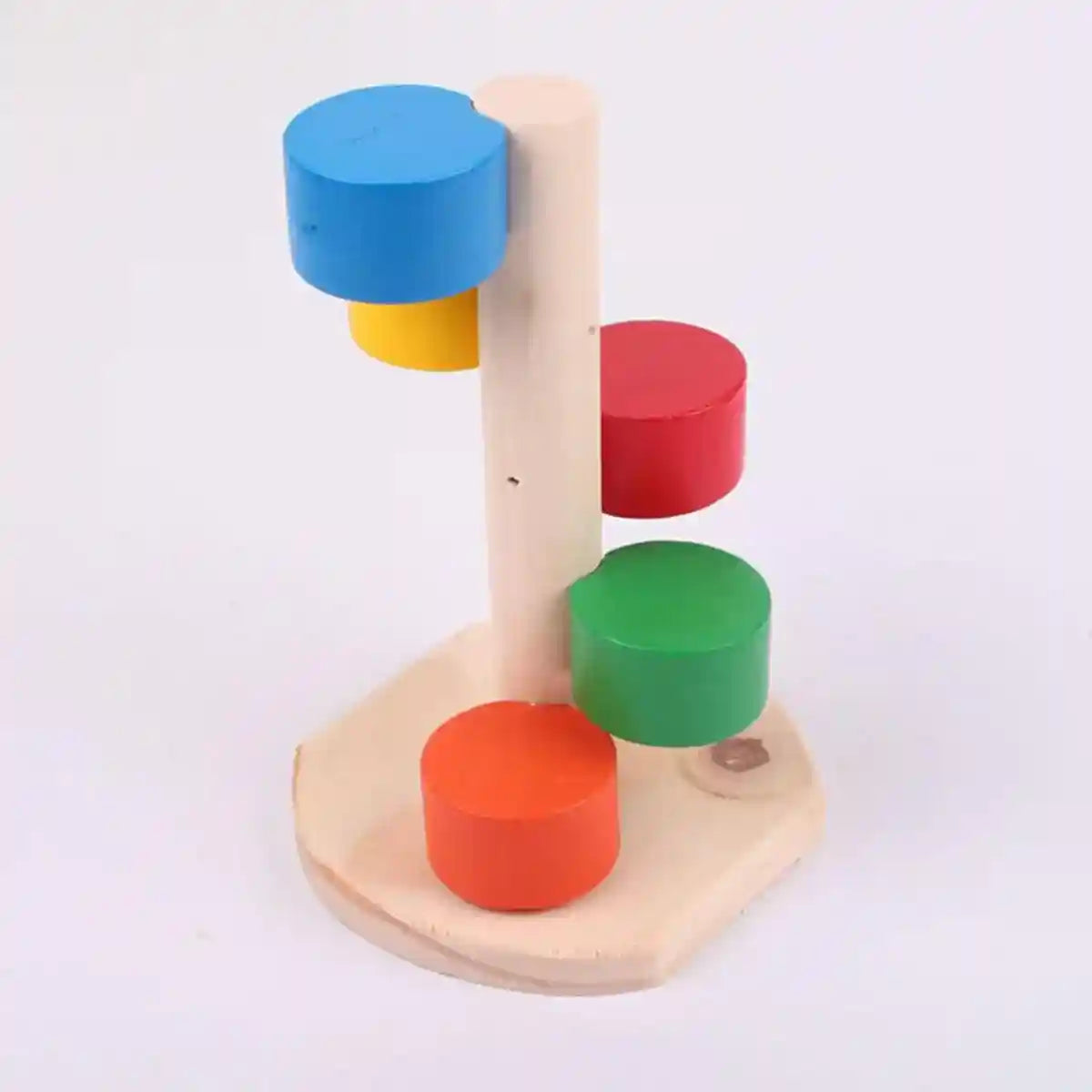 Colorful Wooden Climbing Toy for Hamsters Small Pet Play & Chew Ladder