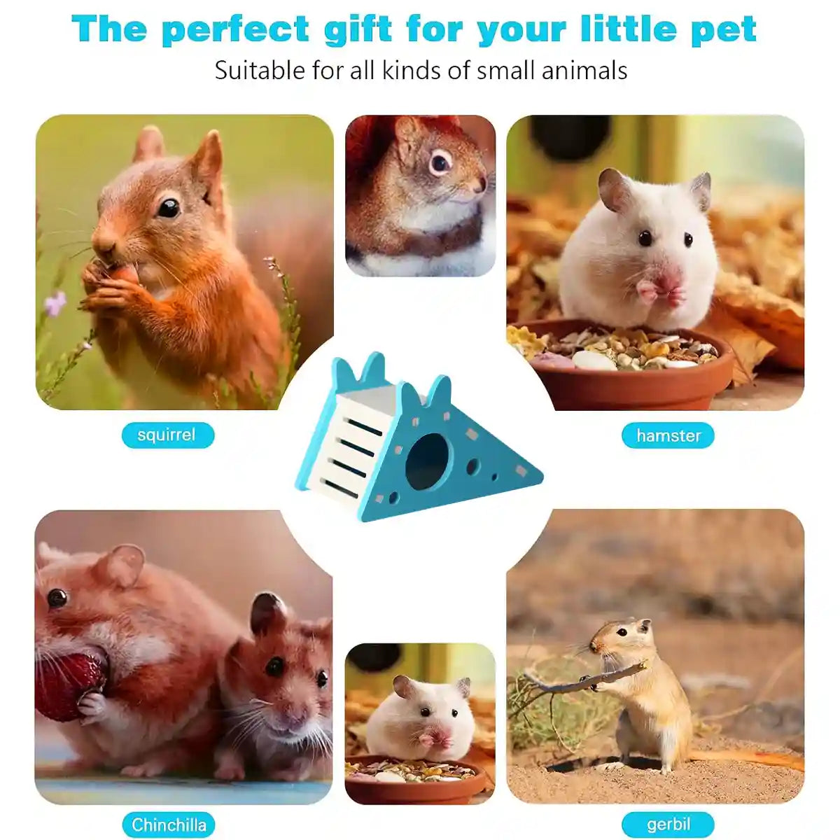 Hamster Toy Nest Slide Hut