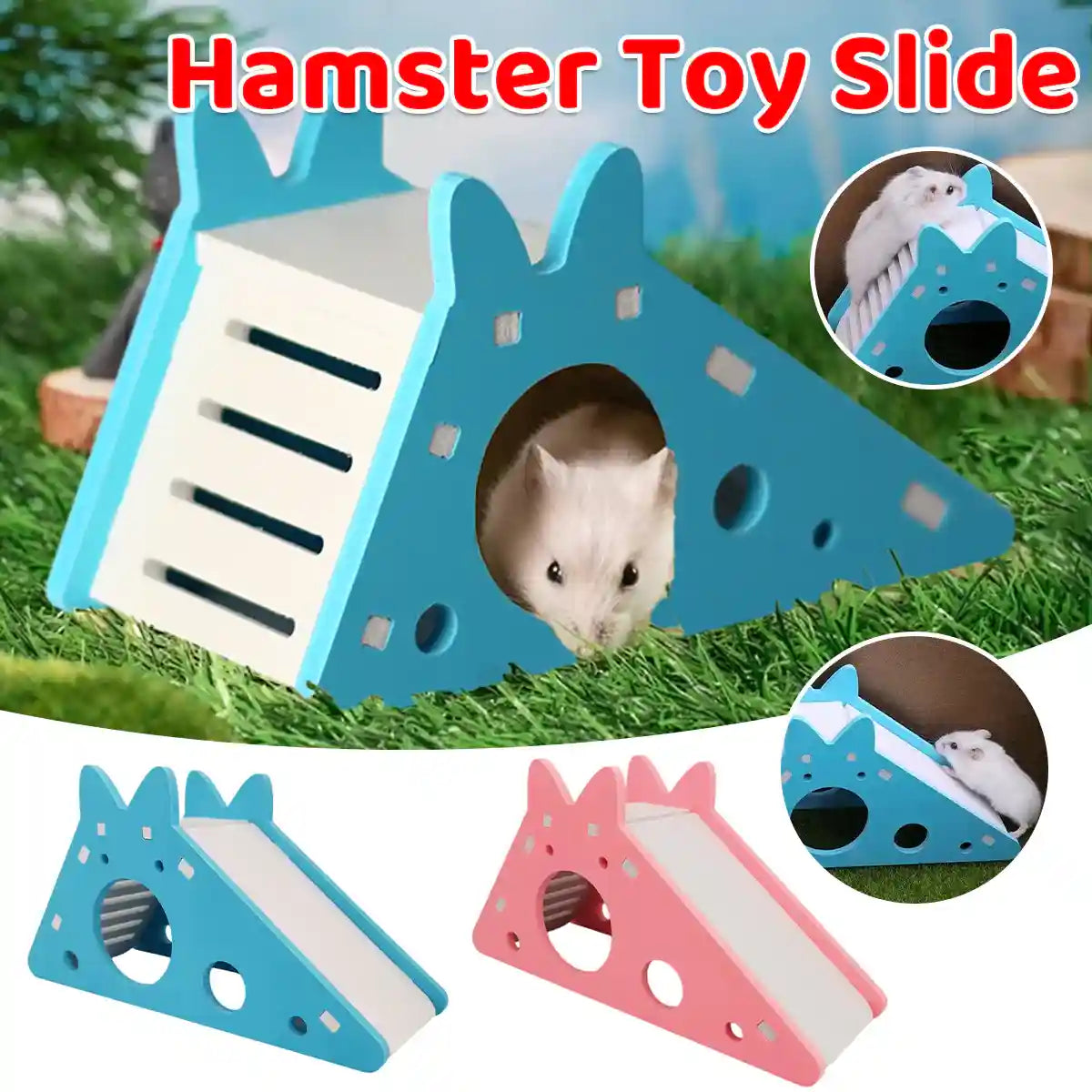 Hamster Toy Nest Slide Hut