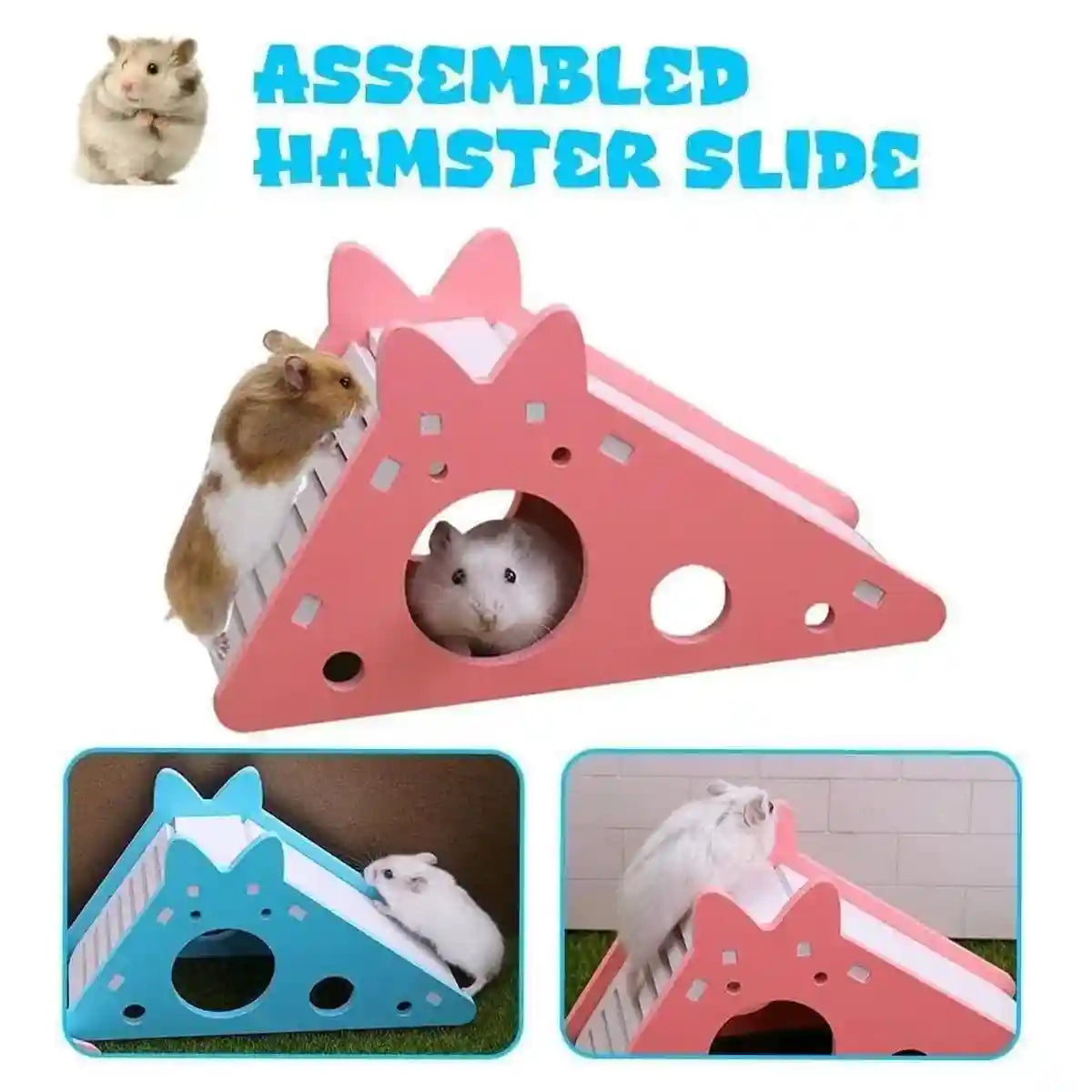 Hamster Toy Nest Slide Hut