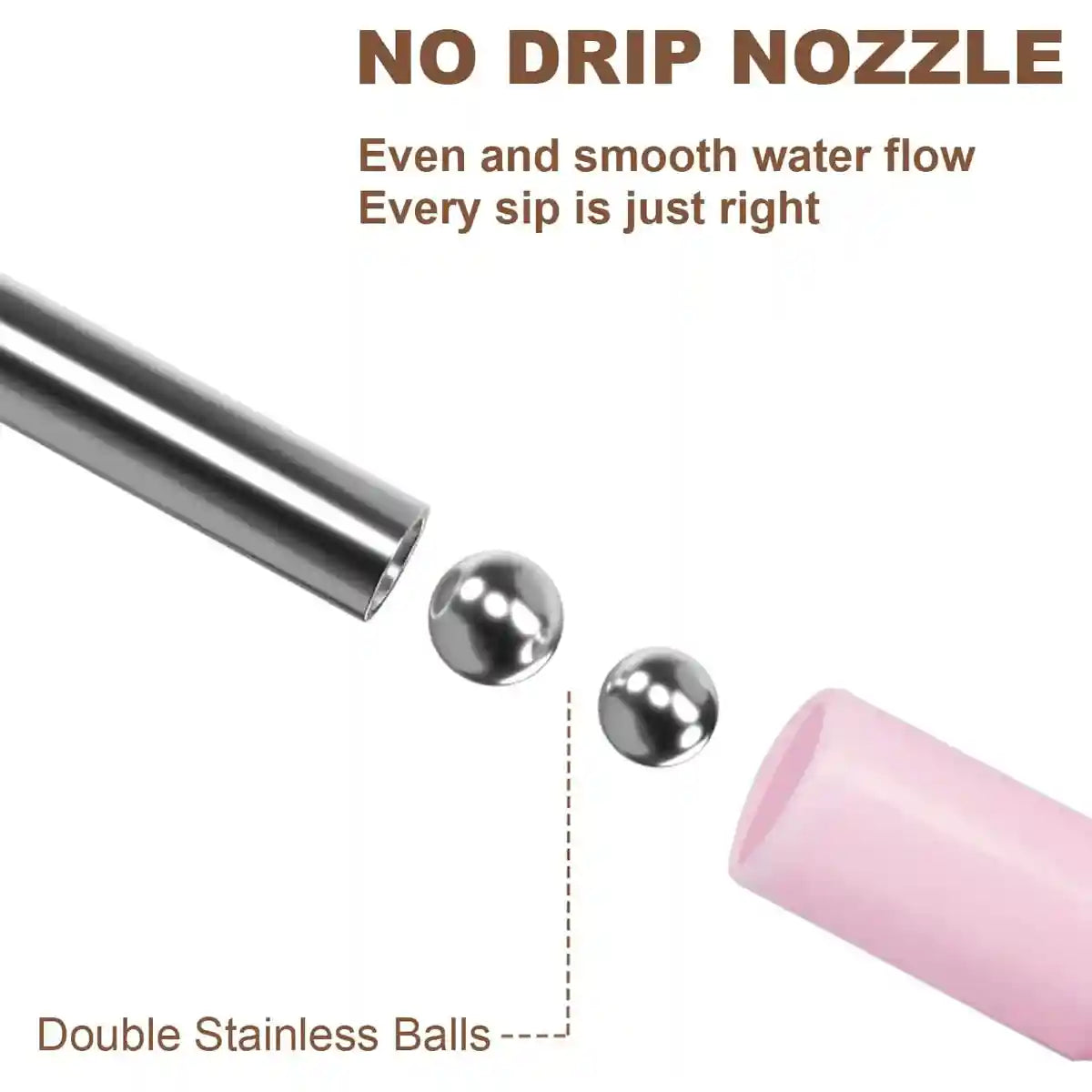 Hamster Water Bottle 120ml Anti Drip ABS Feeder for Small Pets