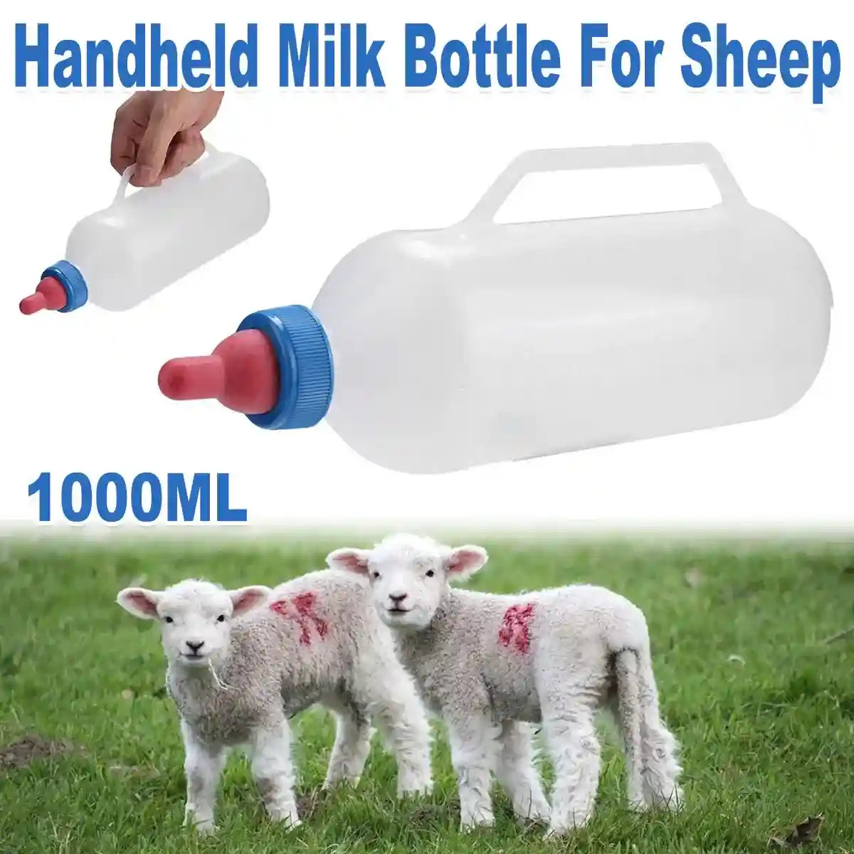 1000ml lamb feeding bottle with ergonomic handle