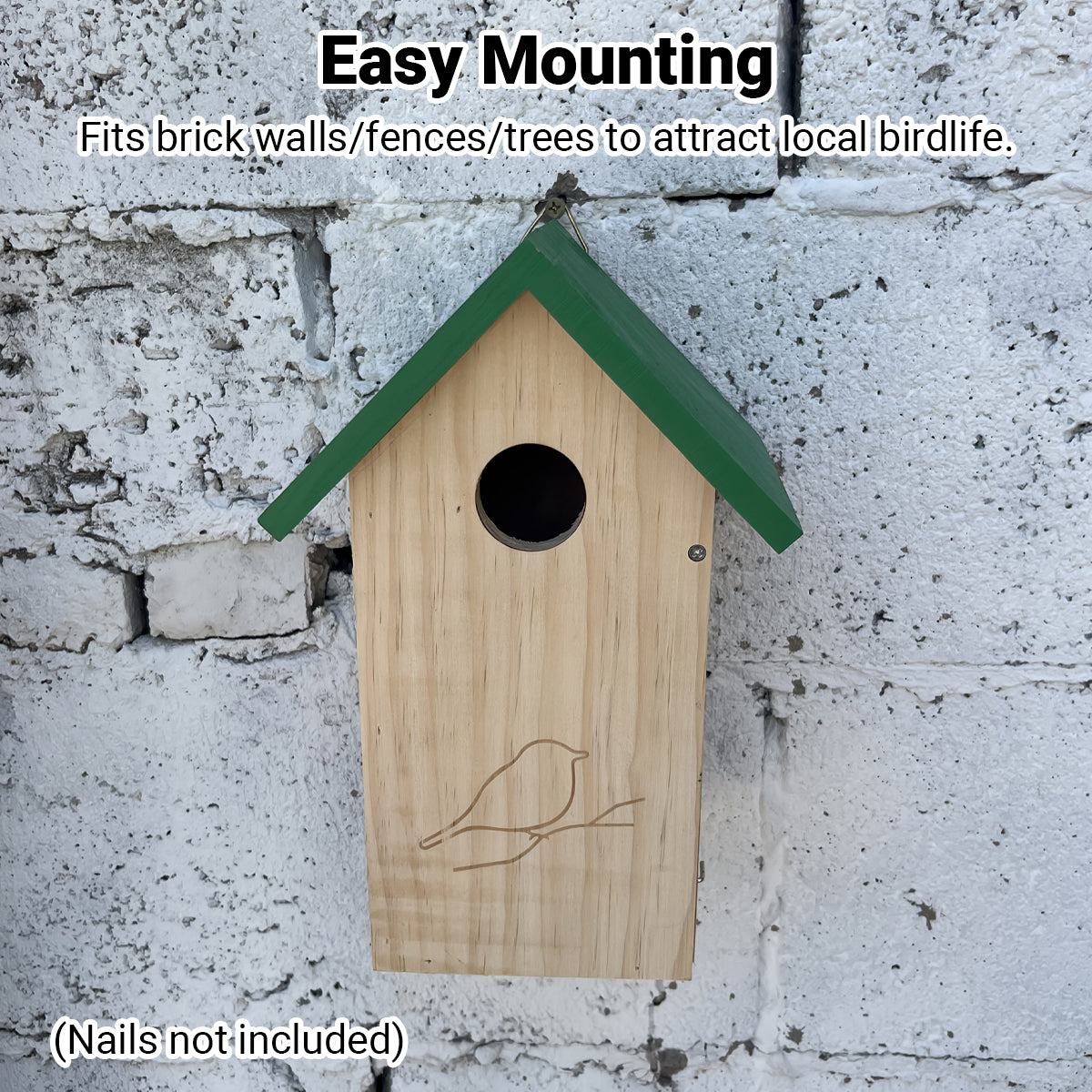Birdhouse Hangable Outdoor Bird House Natural Ventilation Bird Nest
