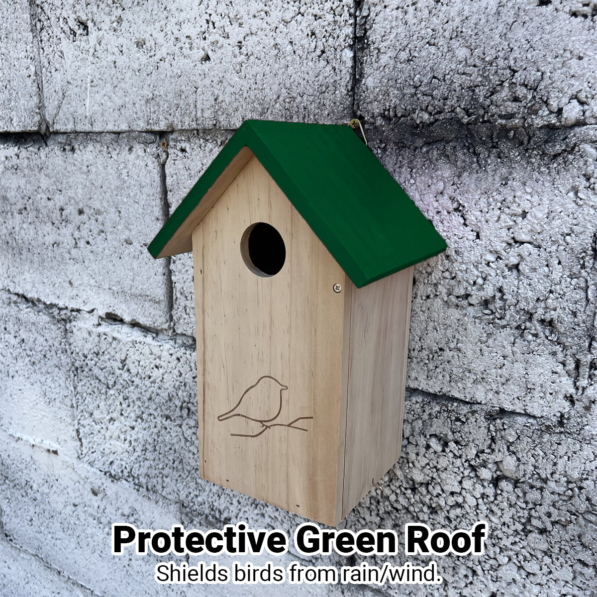 Birdhouse Hangable Outdoor Bird House Natural Ventilation Bird Nest