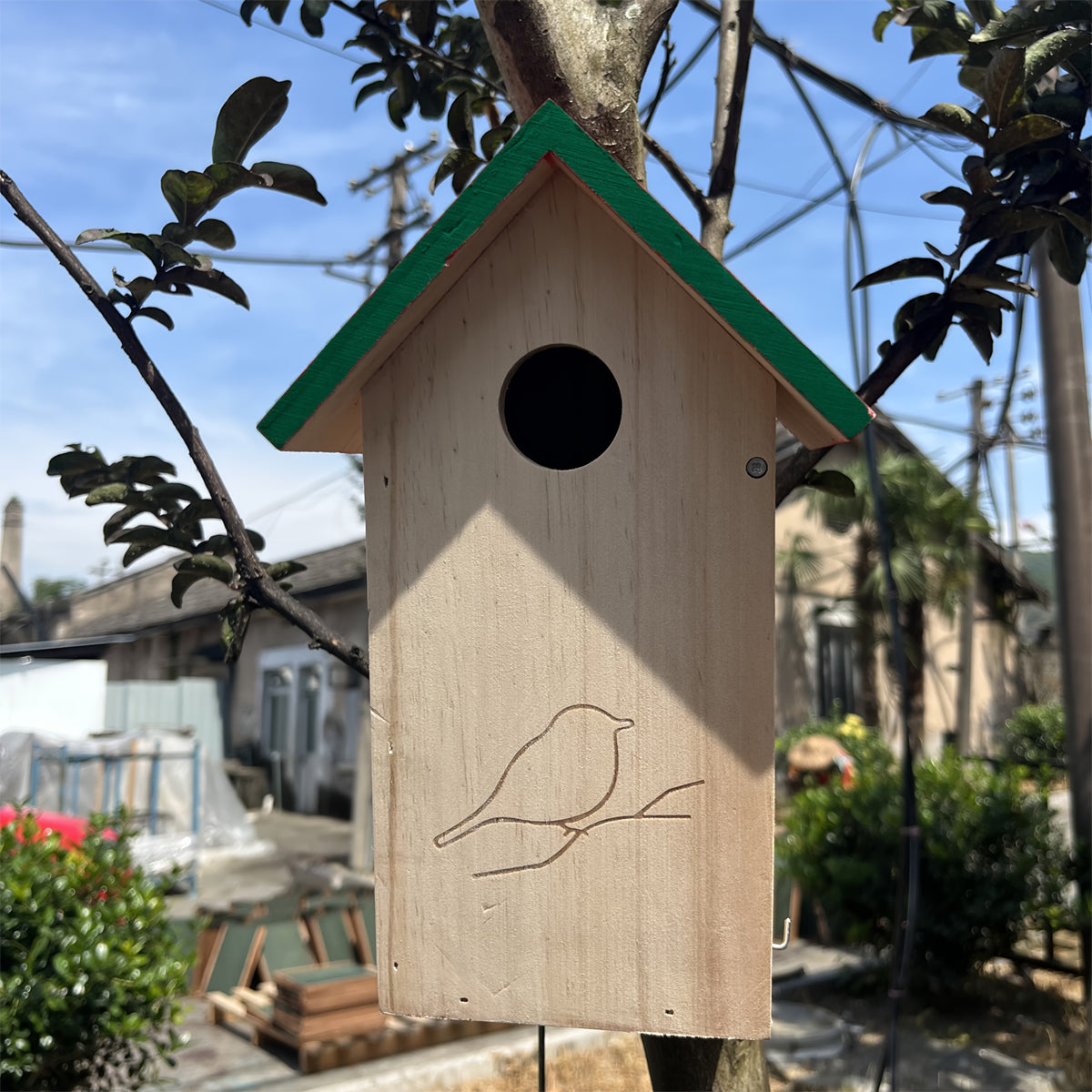 Birdhouse Hangable Outdoor Bird House Natural Ventilation Bird Nest
