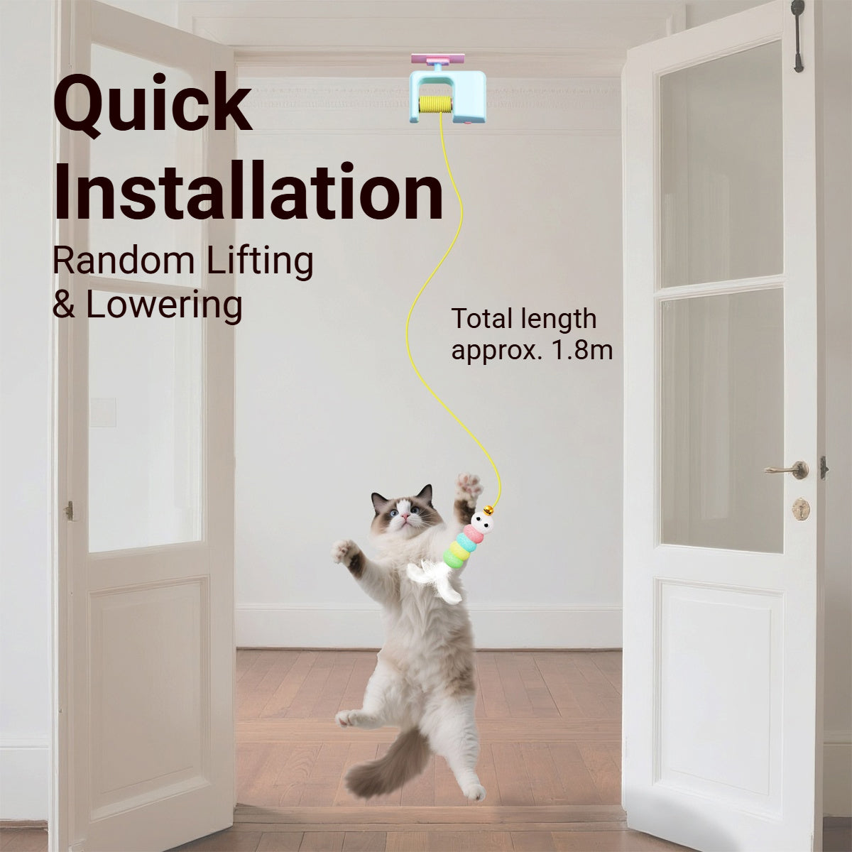 Hangable Automatic Cat Interactive Toy