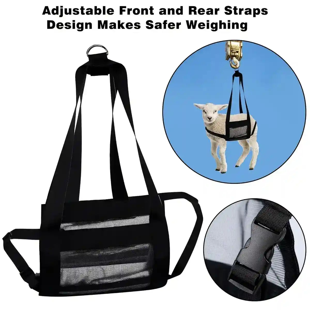 Durable Hanging Animal Weighing Sling for Lambs Goats Calves