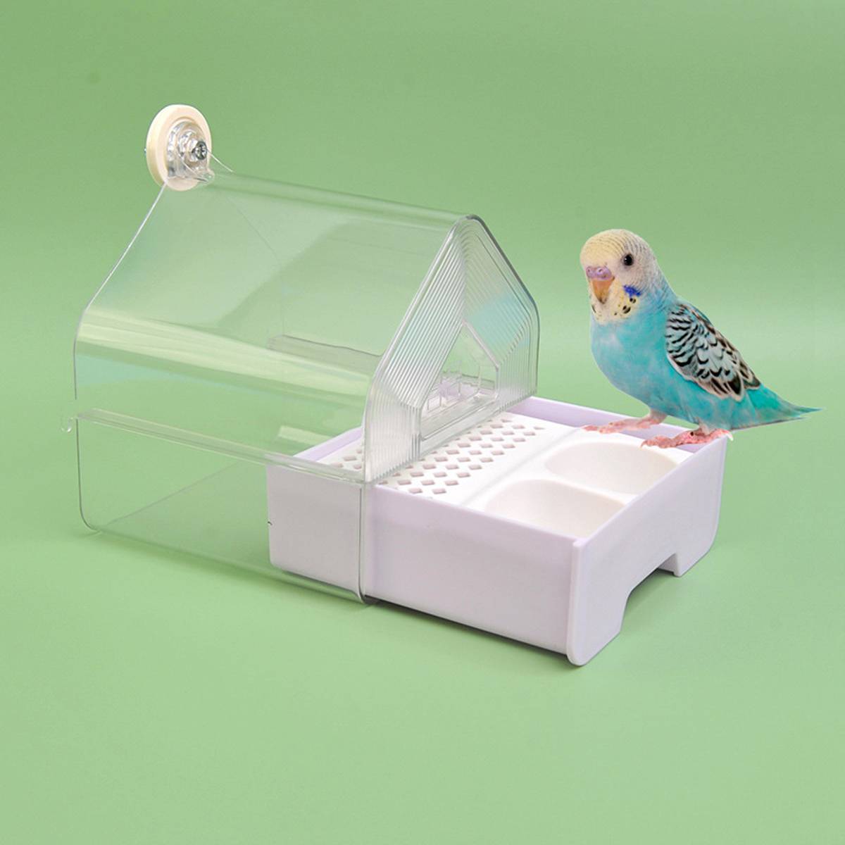 External Bird Bath Box Cage Mount