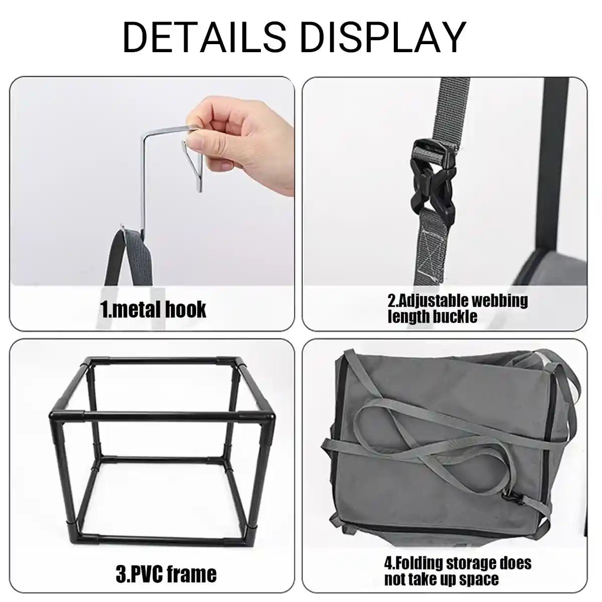 Hanging Cat Bed Cat House Metal Hook Double Hanging Cat Hanging Basket