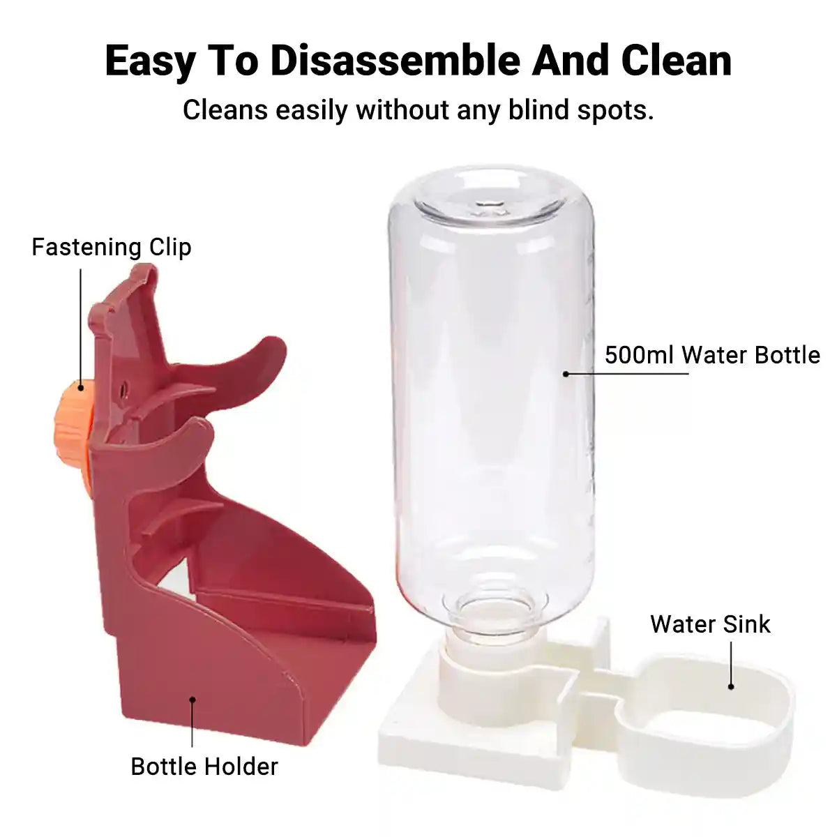 Hanging Bird Water Bottle 500ml