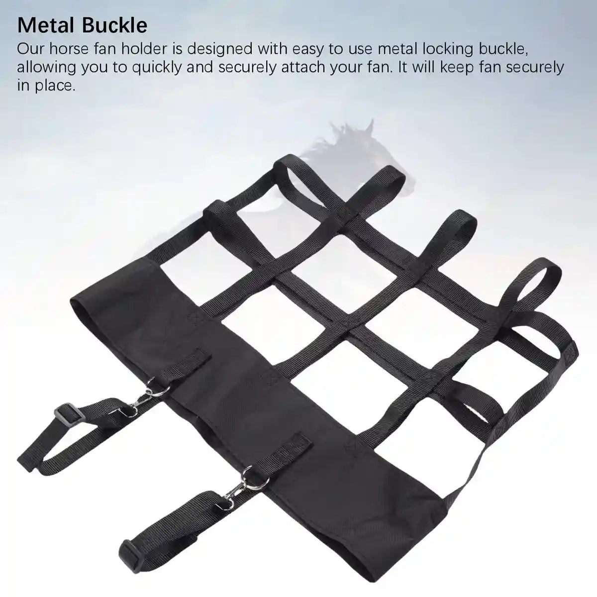 Stable Fan Bag Heavy-Duty Hanging Fan Holder for Barn & Horse Stalls