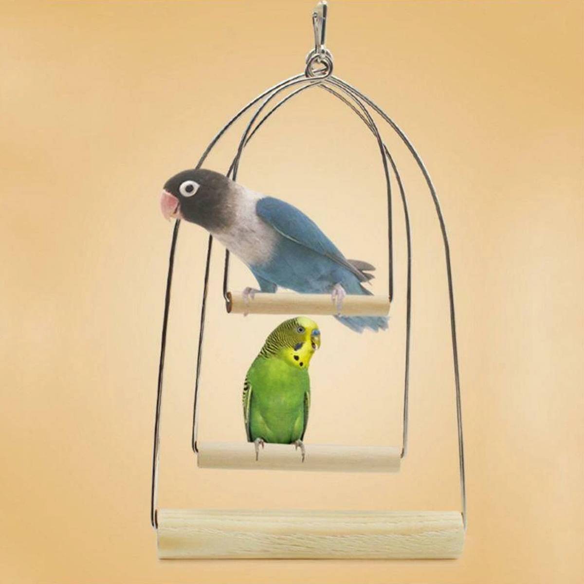 Bird Swing Perch Toy Set