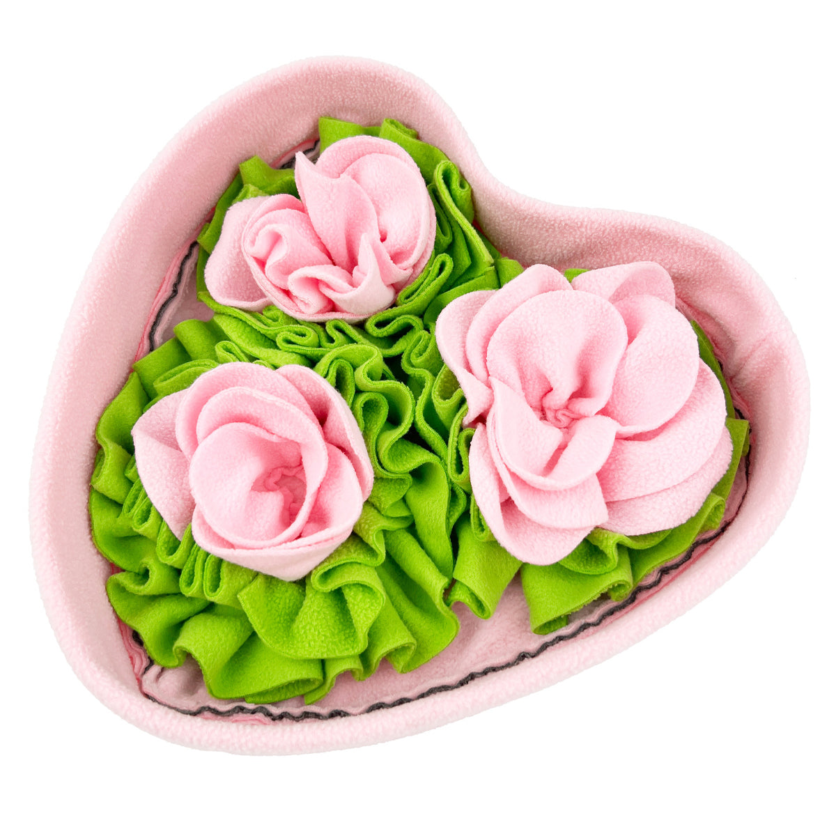 Love-shaped Rose Pet Sniffing Mat
