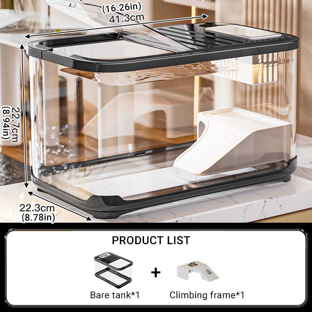High Definition Fish Tank With Panoramic Viewing