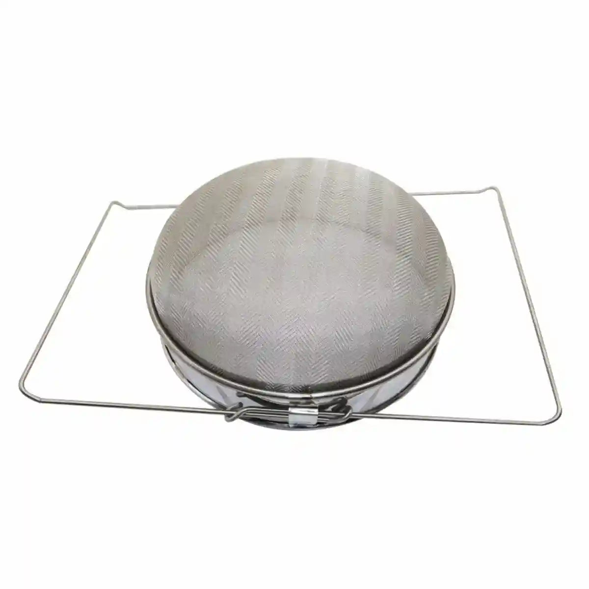 Double-Layer Stainless Steel Honey Strainer with Adjustable Stand
