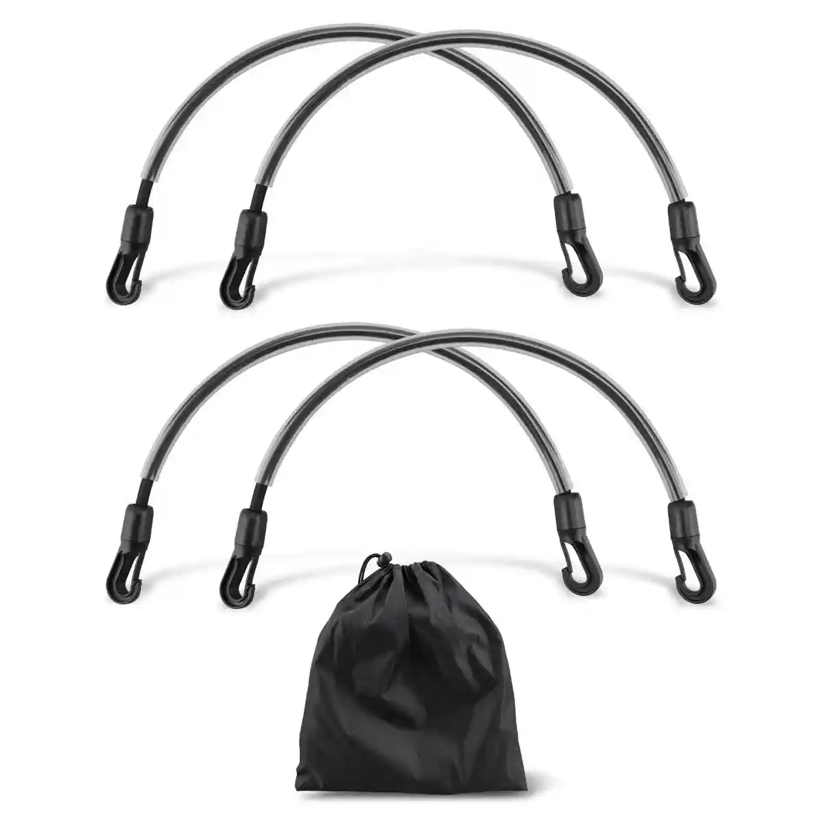 Horse Blanket Straps Elastic Double Clip Set With Storage Bag