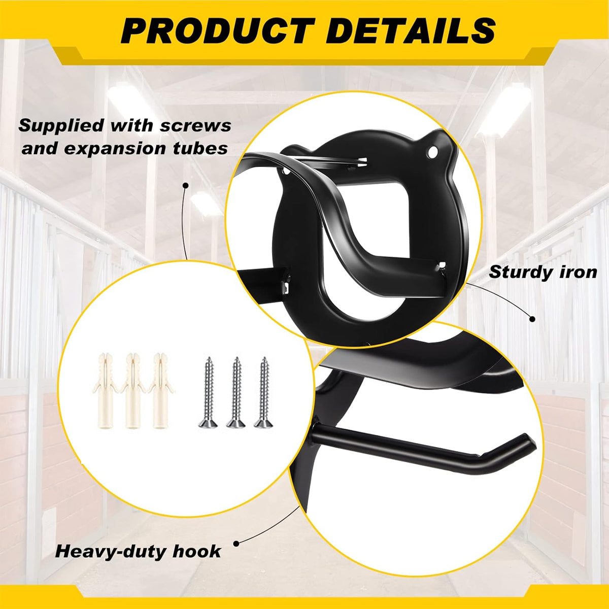 Horse Bridle Rack Wall Mount