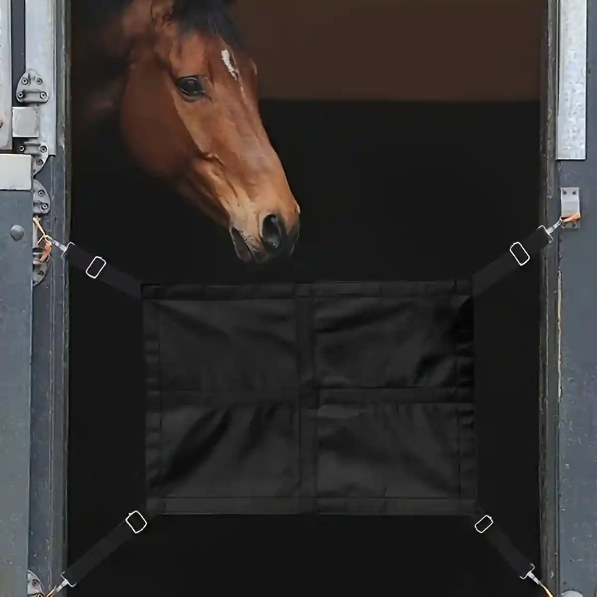 Heavy Duty Horse Stall Guard Fence with Adjustable Straps