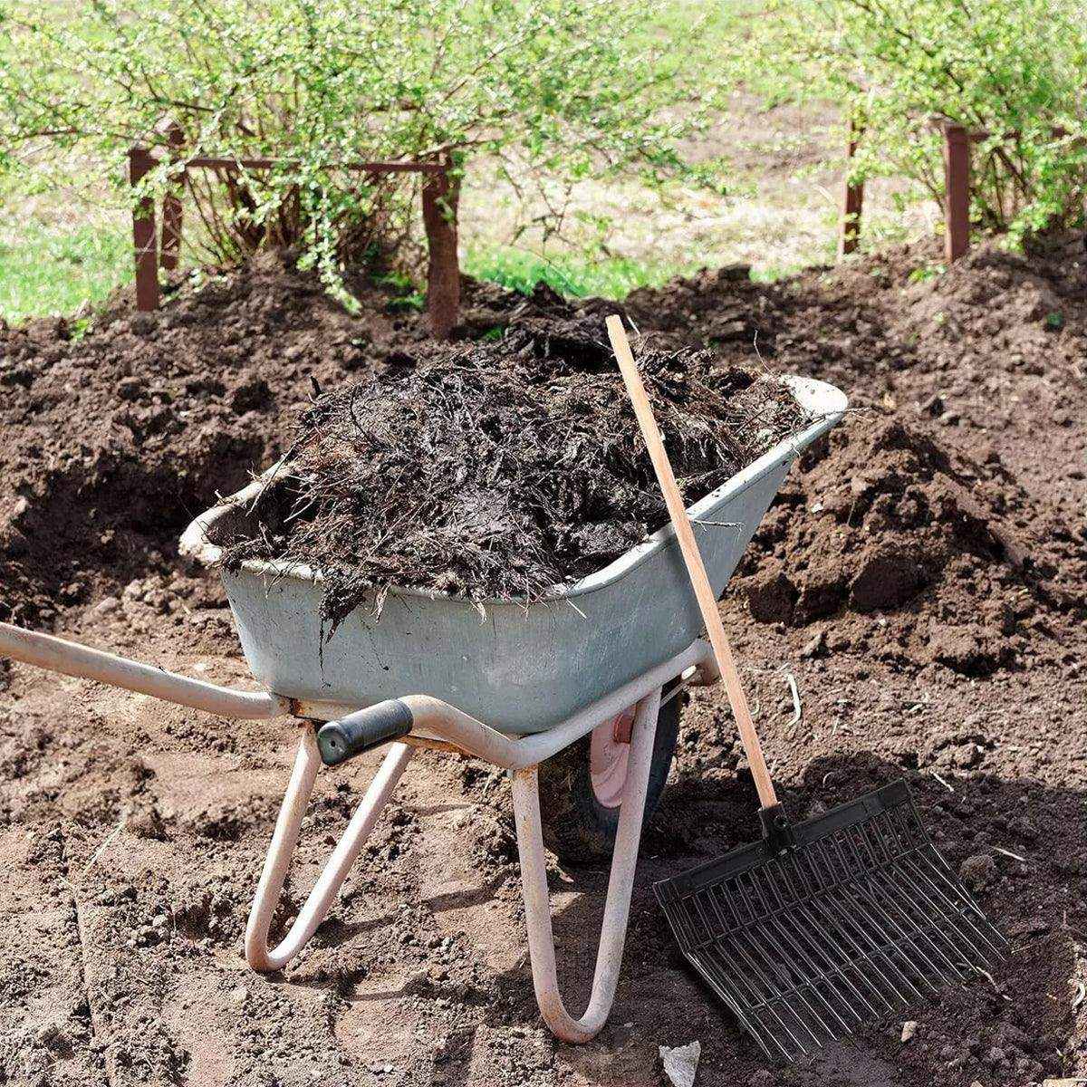 Durable ABS Horse Pitchfork Lightweight Stable & Garden Cleaning Tool