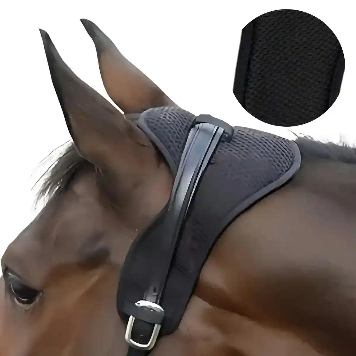 Adjustable Mesh Horse Neck Protection Belt Anti-Chafing Guard for Riding