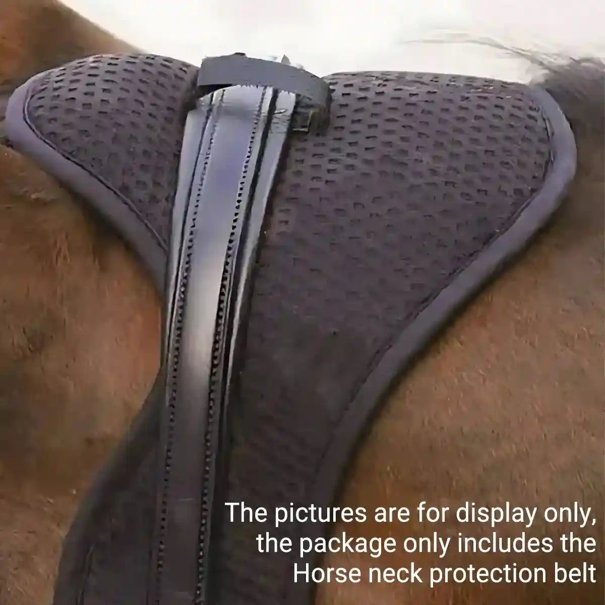 Adjustable Mesh Horse Neck Protection Belt Anti-Chafing Guard for Riding