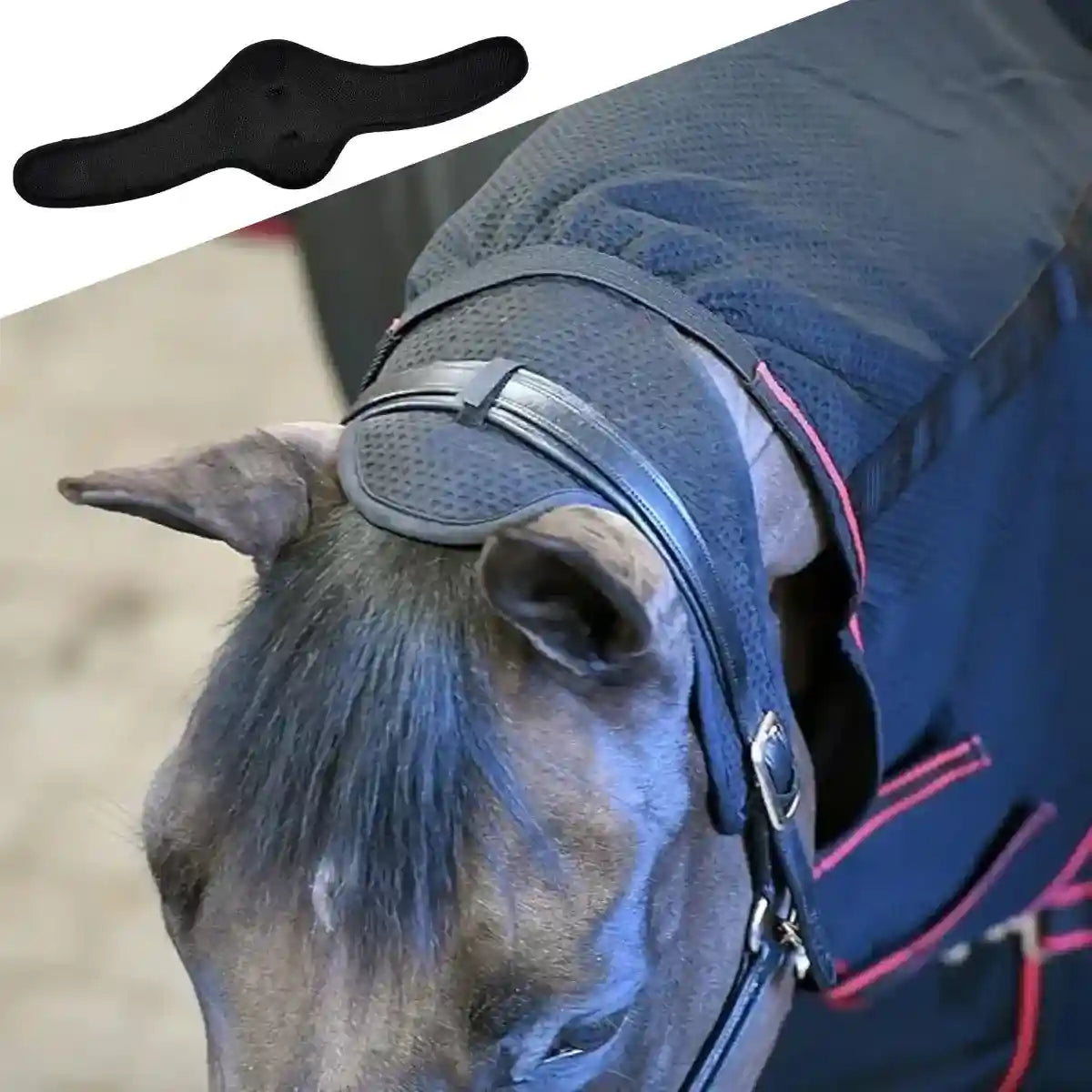 Adjustable Mesh Horse Neck Protection Belt Anti-Chafing Guard for Riding