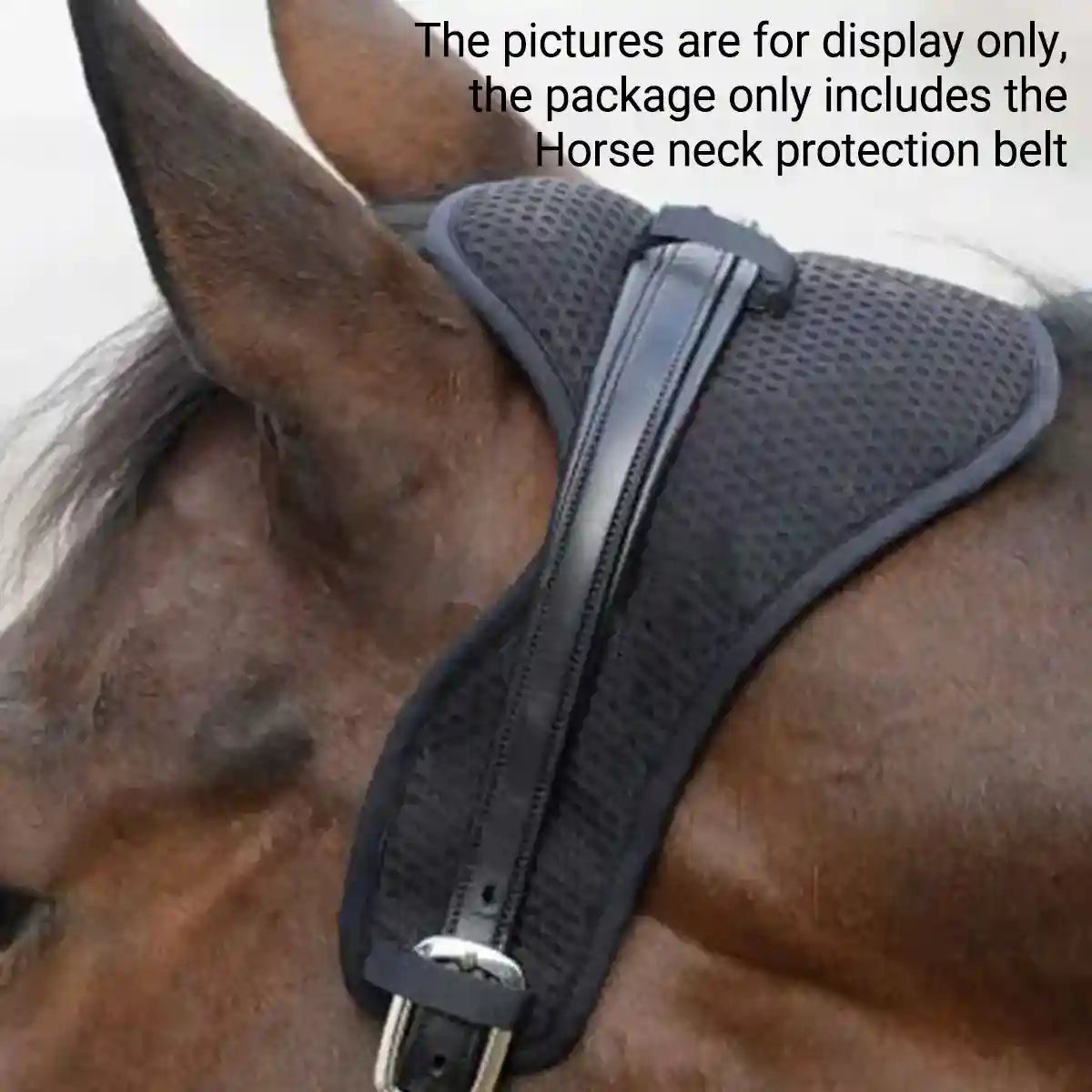Adjustable Mesh Horse Neck Protection Belt Anti-Chafing Guard for Riding