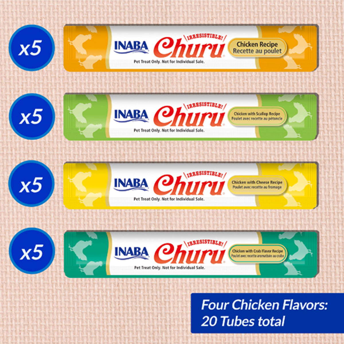 INABA Churu Chicken Variety Box Cat Treats