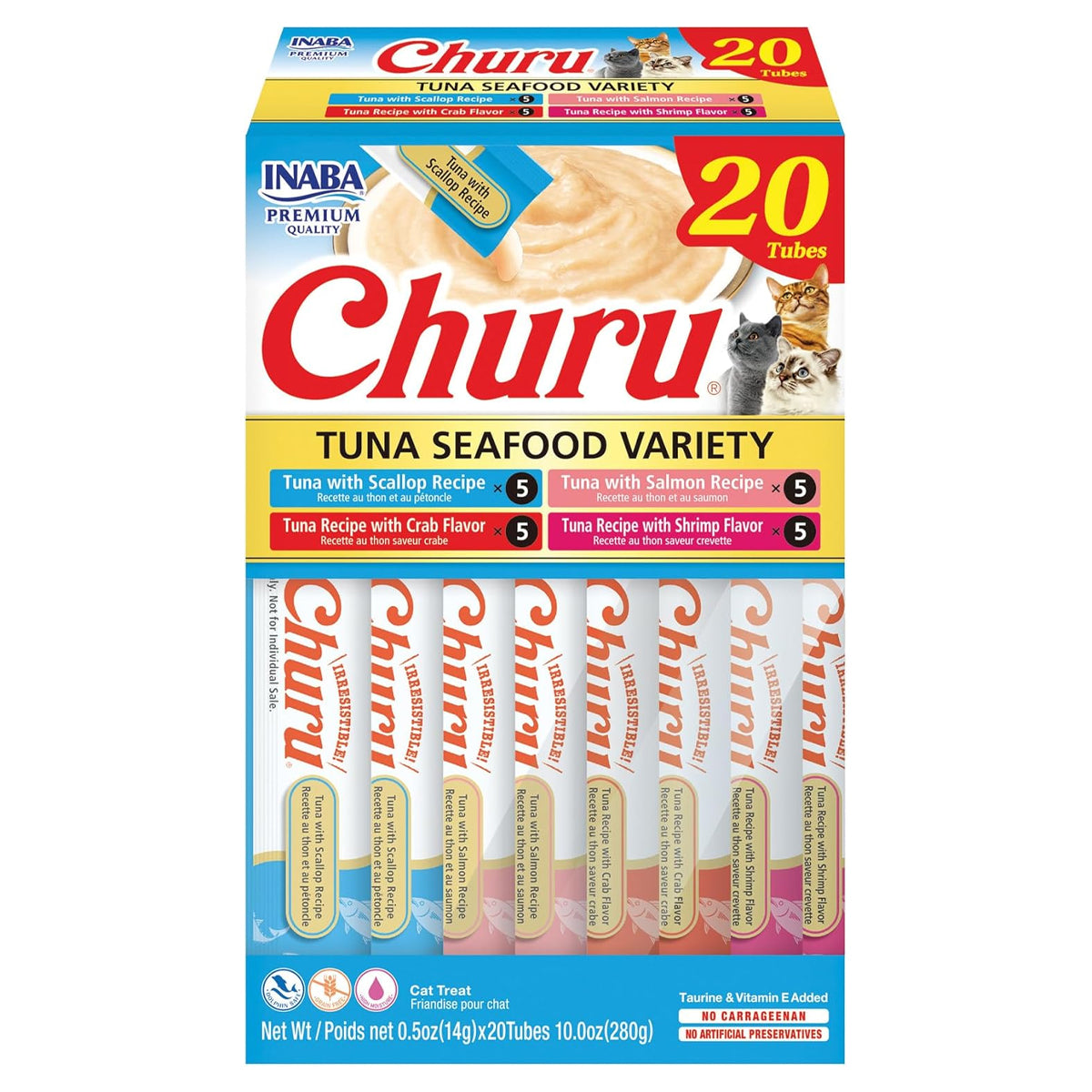 Churu Tuna And Seafood Variety Box Cat Treats