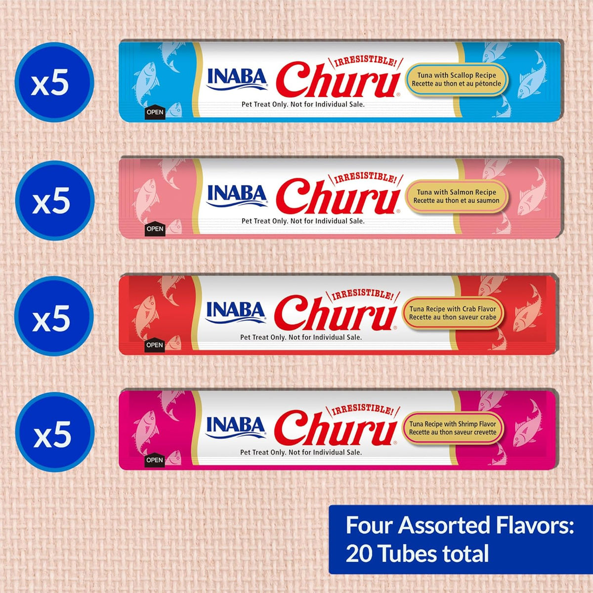 Churu Tuna And Seafood Variety Box Cat Treats
