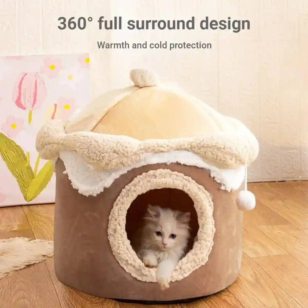 Ice Cream Cat House Bed