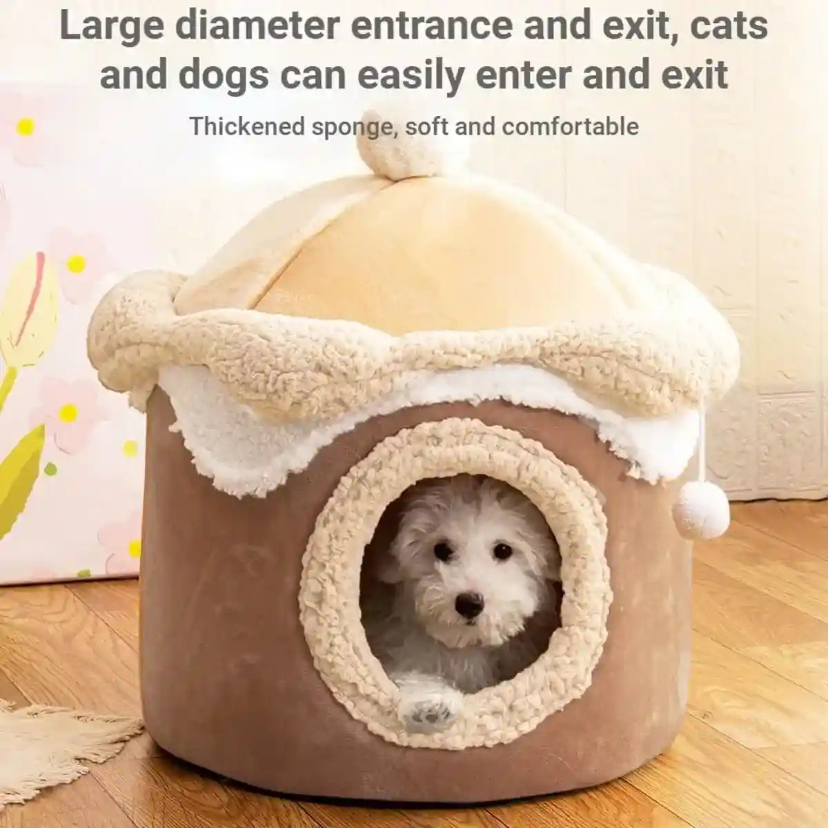 Ice Cream Cat House Bed