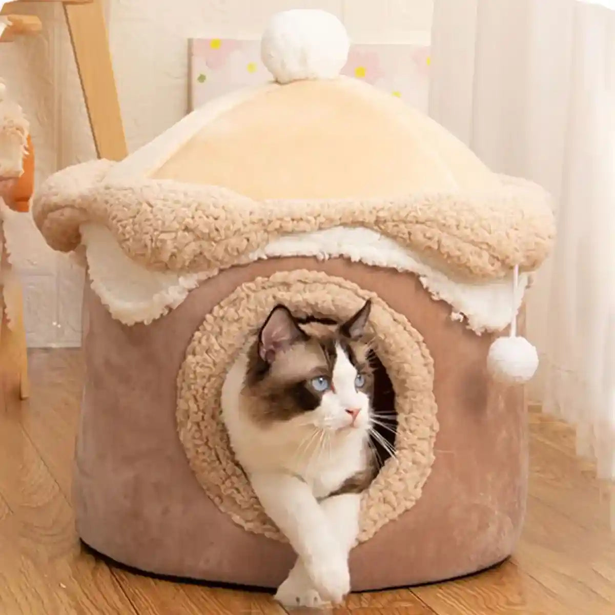 Ice Cream Cat House Bed