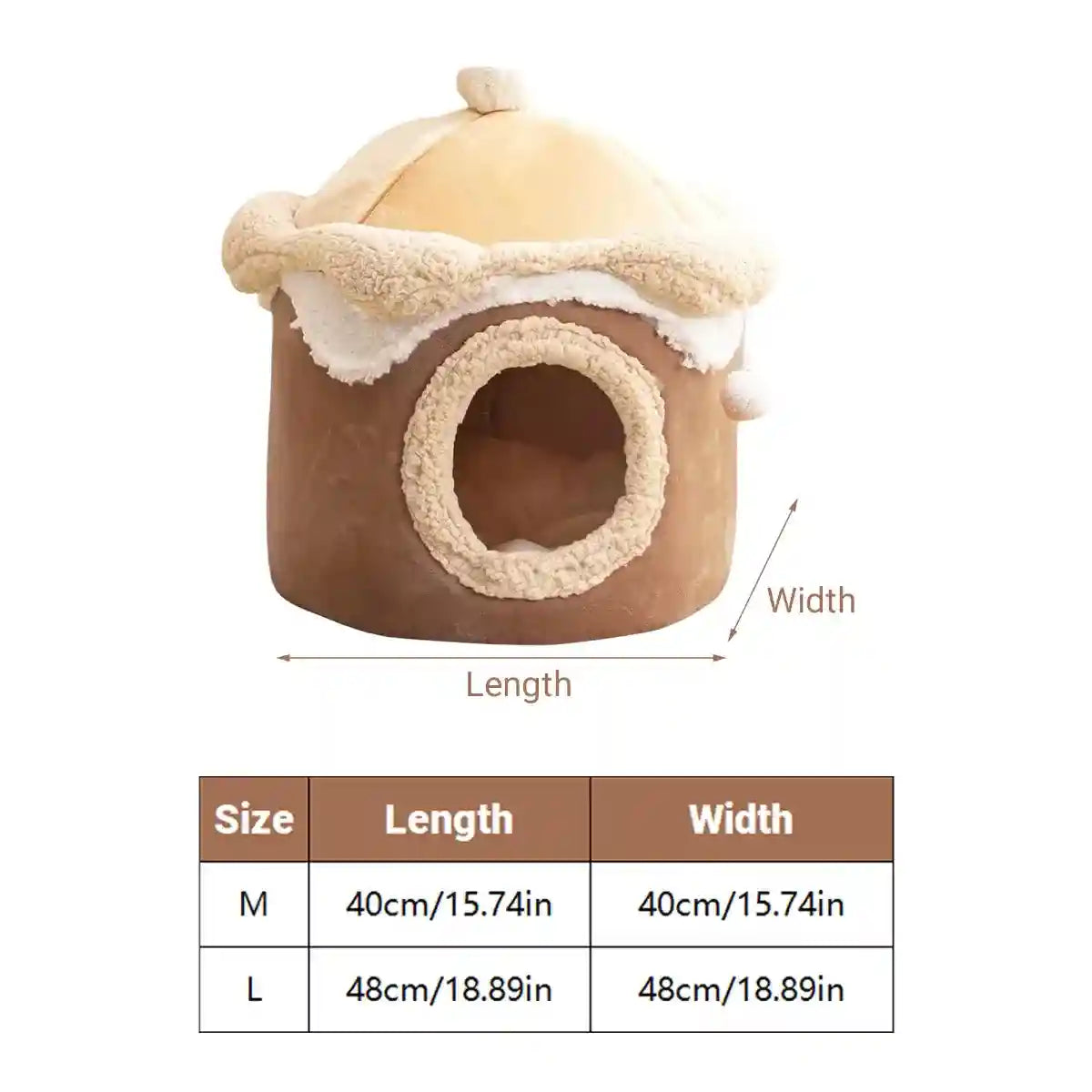 Ice Cream Cat House Bed