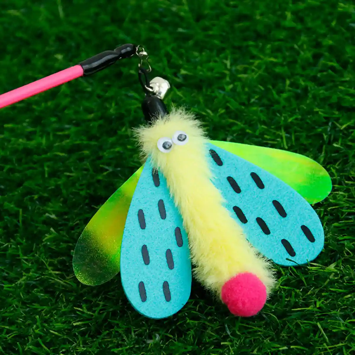 Interactive Feather Teaser Wand