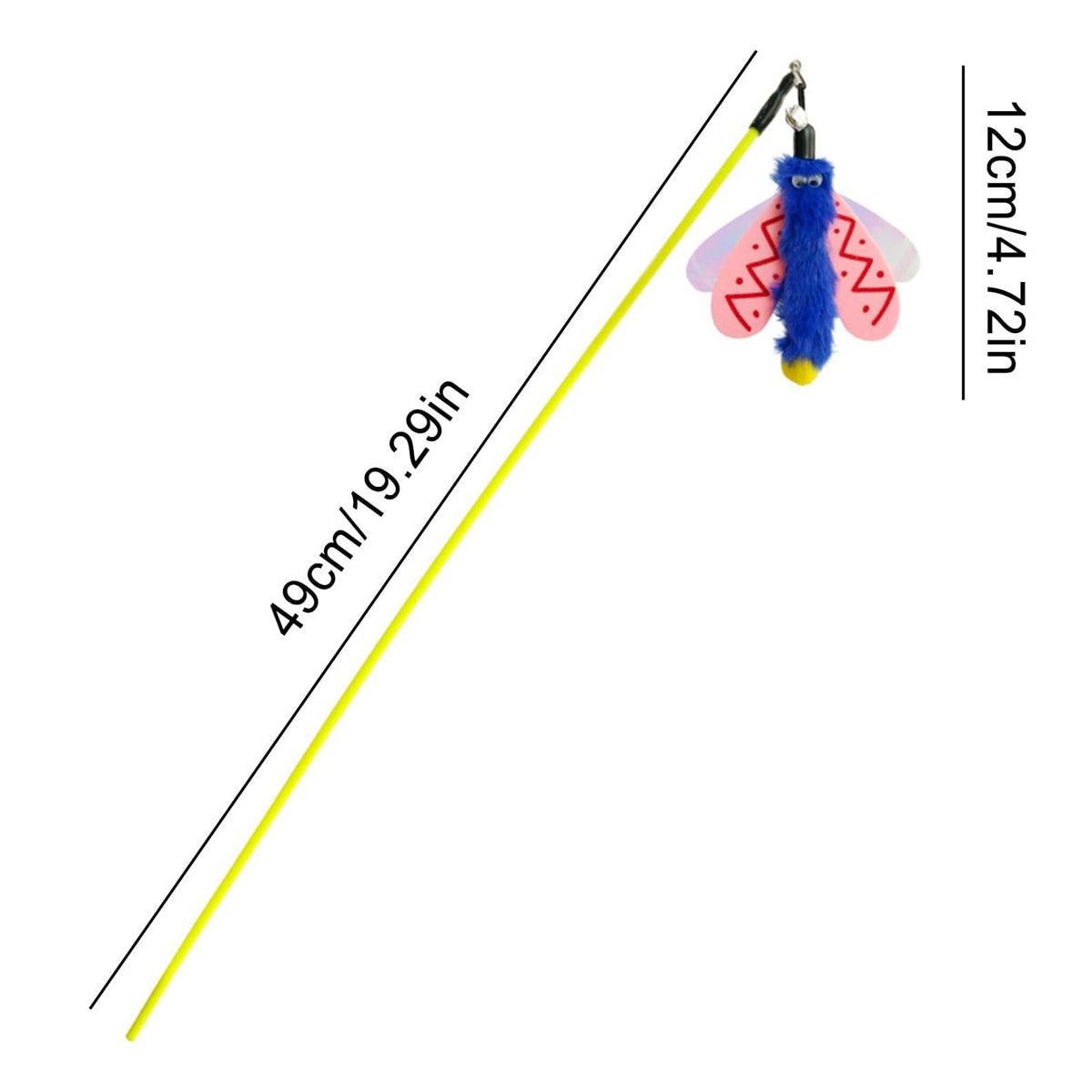 Interactive Feather Teaser Wand