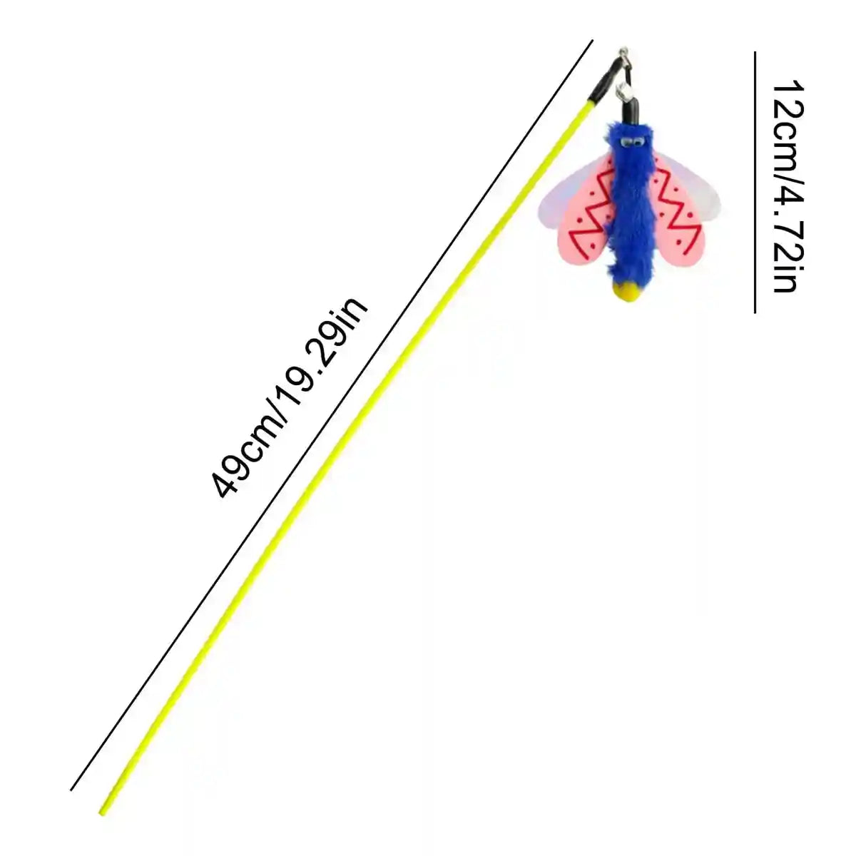 Interactive Feather Teaser Wand