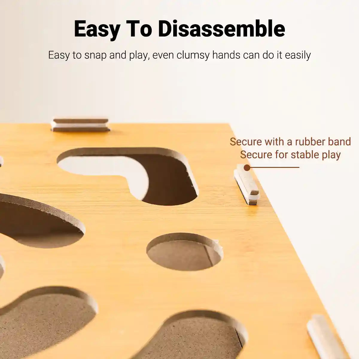 Interactive Maze Cat Toy With Balls And Feather Stick