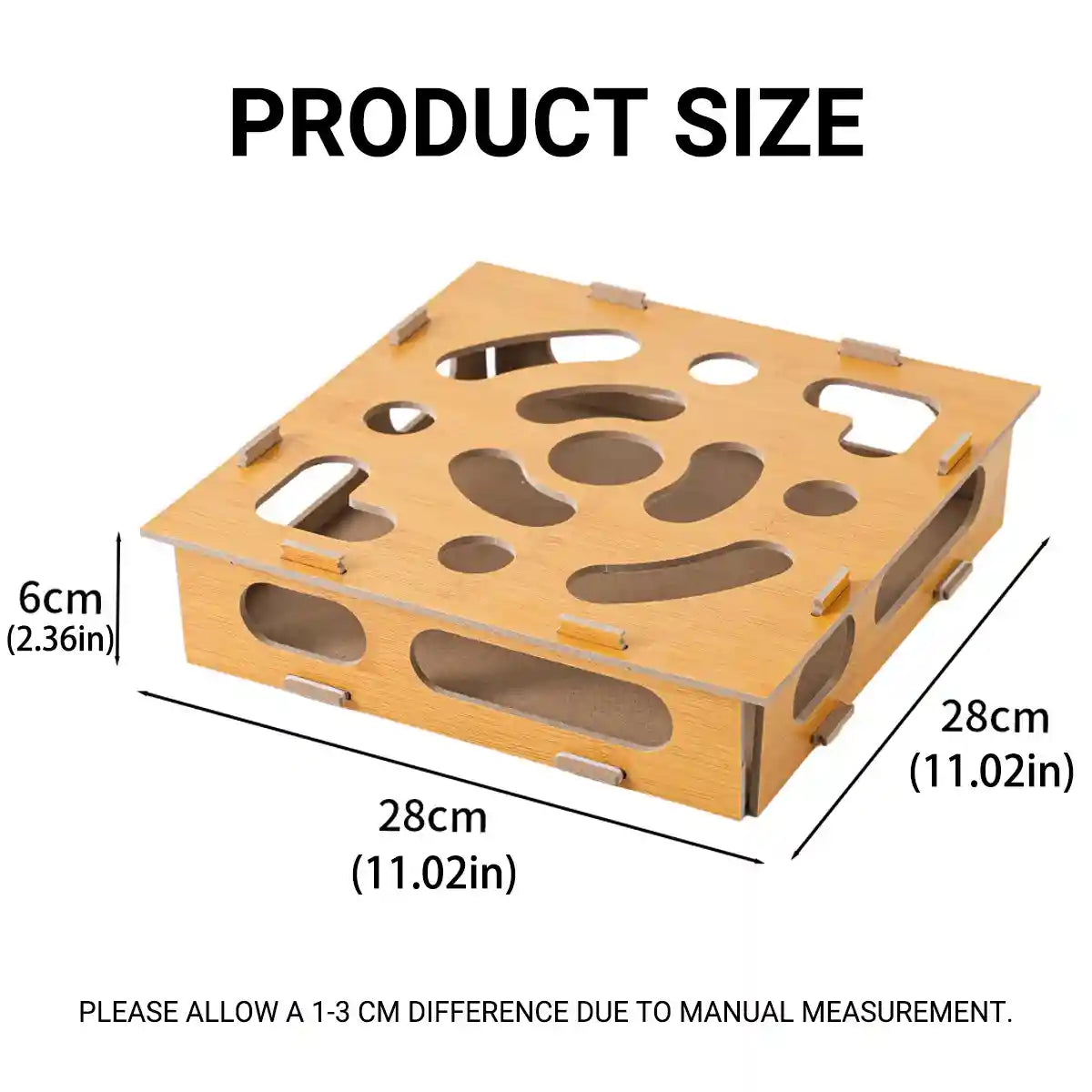 Interactive Maze Cat Toy With Balls And Feather Stick