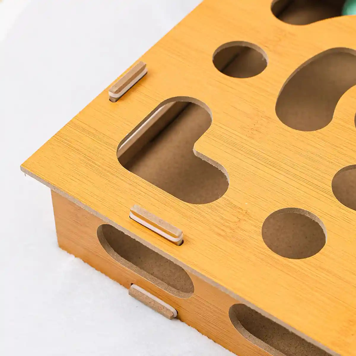 Interactive Maze Cat Toy With Balls And Feather Stick