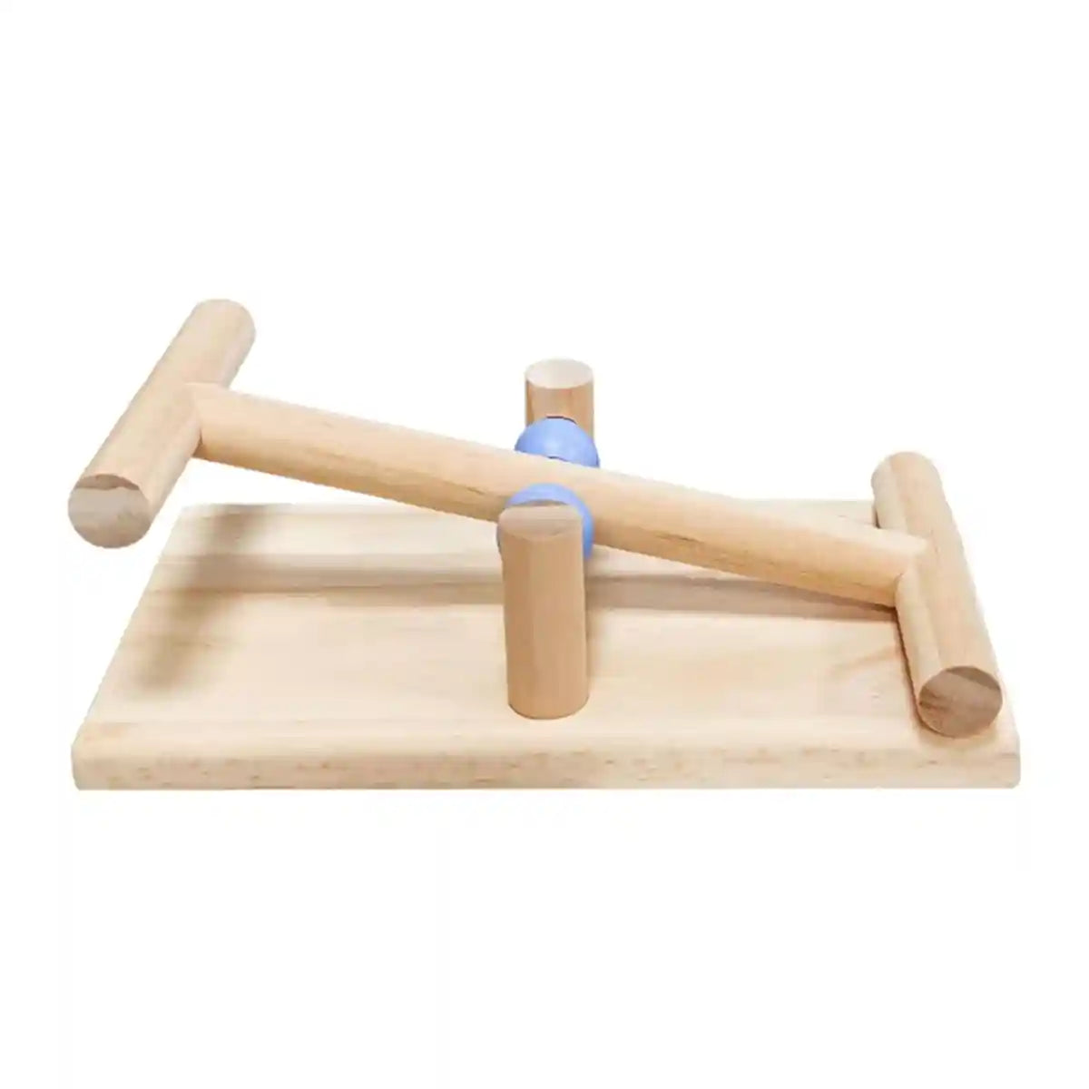 Parrot Interactive Seesaw Toy Wooden Bird Claw Grinding Toy