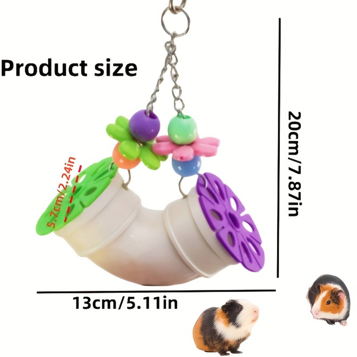 Interactive Bird Toy Hanging Food Dispenser