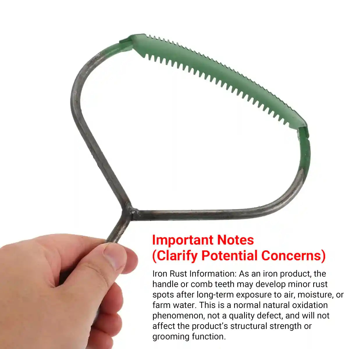 Double-Sided Cattle Grooming Comb