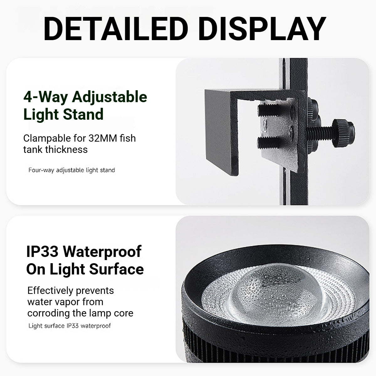 Aquarium LED Light 35W - Native Stream Tank Downlight (WRGB)