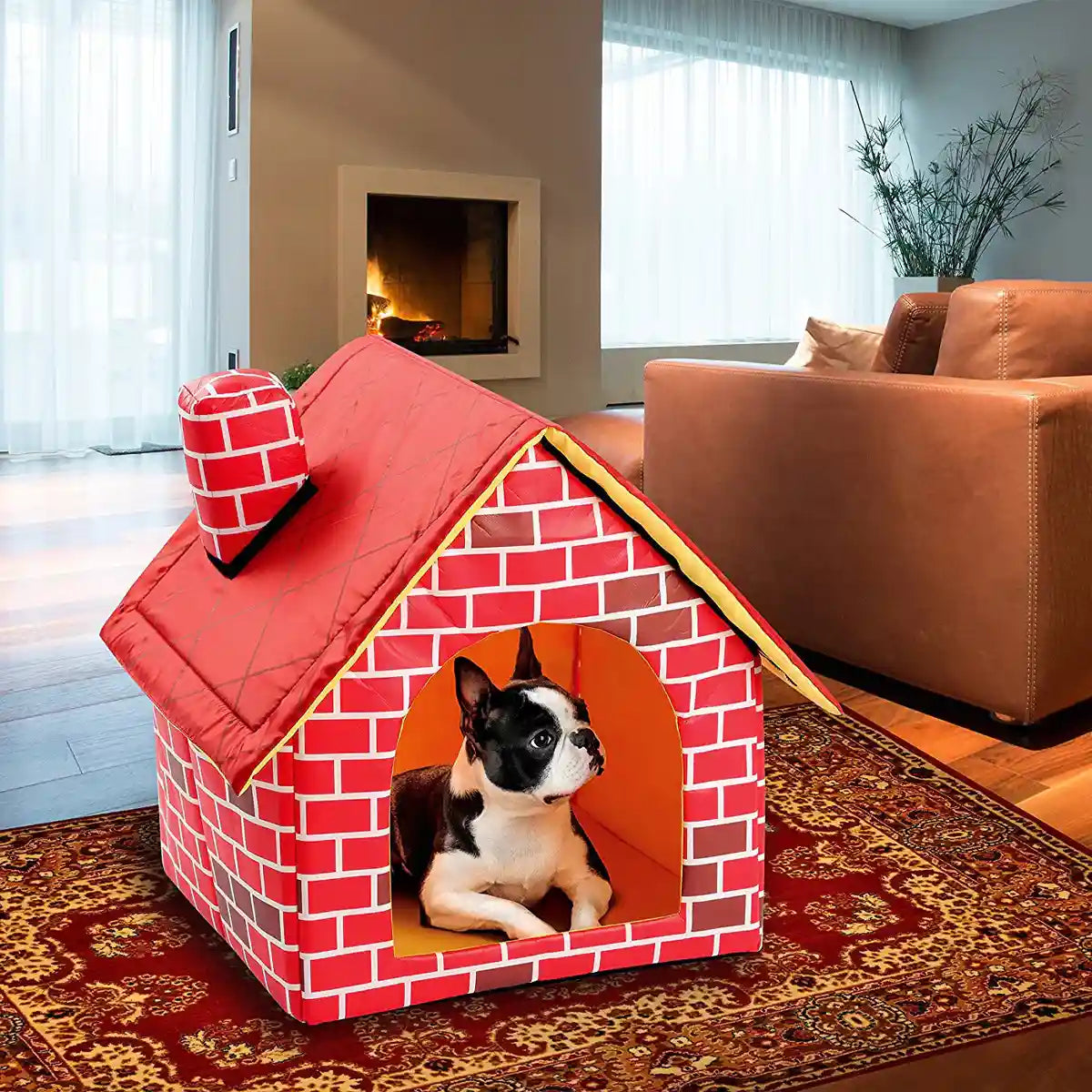 Foldable Pet House Portable Dog & Cat Indoor Bed Shelter