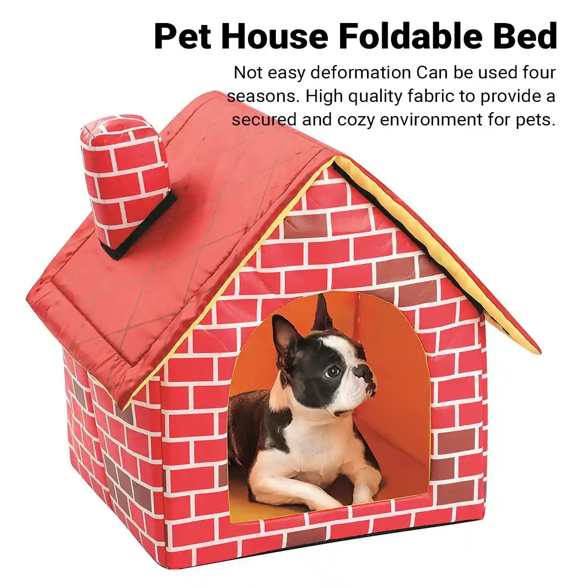 Foldable Pet House Portable Dog & Cat Indoor Bed Shelter