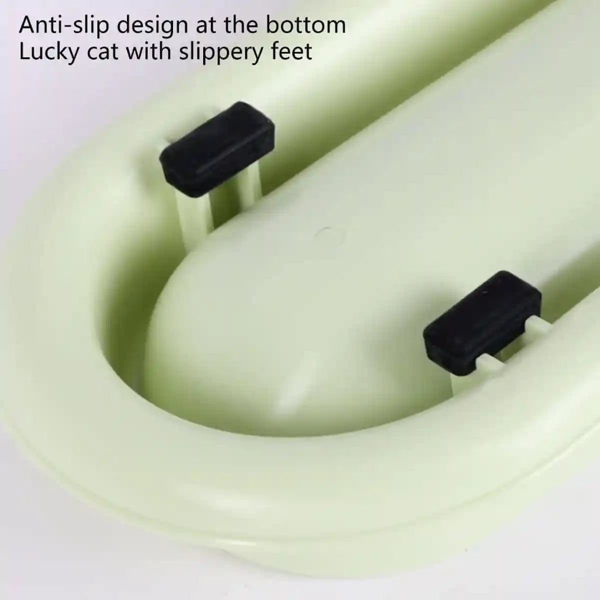 Non-Slip Cat Feeding Bowl Anti-Spill Single Food Dish for Kittens